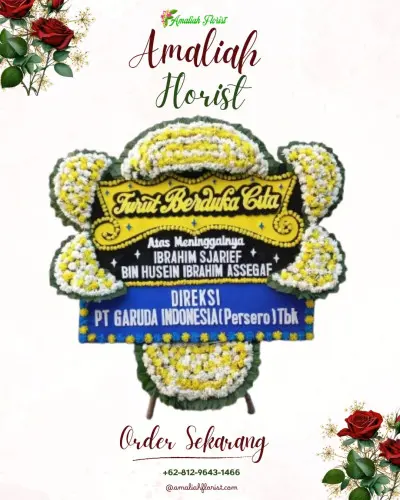 Papan Bunga Duka narimbang mulia