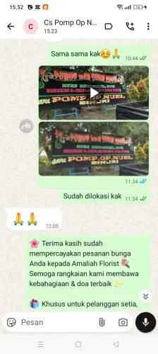Testimonial Papan Bunga narimbang mulia